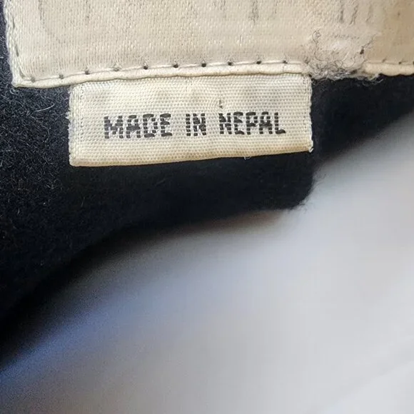 UNIQUE Vintage Women's Abstract ART Black Jacket | Size 2XL - Picture 13 of 13